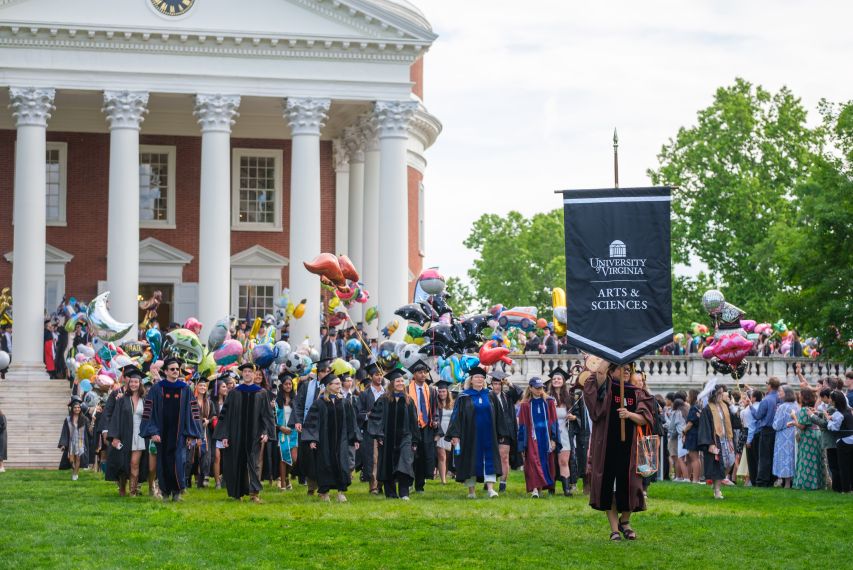 2025 A&S walking the lawn